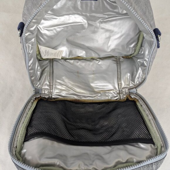 AUTH Kipling Lunch bag Grey - Used - Clean- Good Condition Made in Cambodia - Picture 12 of 15